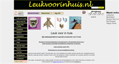 Desktop Screenshot of leukvoorinhuis.nl